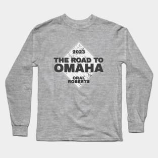 Oral Roberts Road To Omaha College Baseball 2023 Long Sleeve T-Shirt